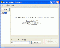 MediaHeal for Diskettes 1.0.0916 screenshot. Click to enlarge!