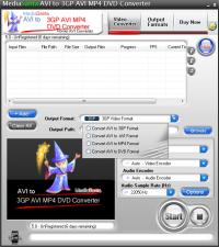 MediaSanta AVI to 3GP AVI MP4 DVD Converter 5.0 screenshot. Click to enlarge!