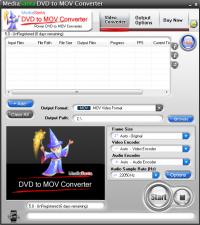 MediaSanta DVD to MOV Converter 5.0 screenshot. Click to enlarge!