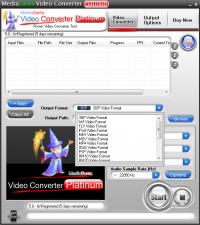 MediaSanta Video Converter Platinum 5.0 screenshot. Click to enlarge!