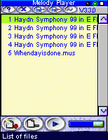 Melody Player 6.4.1 screenshot. Click to enlarge!