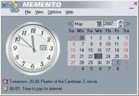 Memento 2.6 screenshot. Click to enlarge!