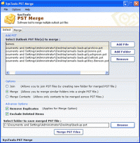 Merge Multiple Outlook Calendars 2.4 screenshot. Click to enlarge!