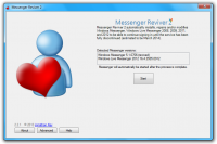 Messenger Reviver 2.4.8.9 screenshot. Click to enlarge!