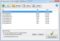 Mgosoft PCL To PDF Converter 11.5.1 screenshot. Click to enlarge!