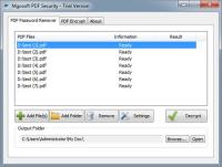 Mgosoft PDF Security SDK 9.4.11 screenshot. Click to enlarge!