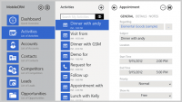 Mobile CRM for Windows 8  screenshot. Click to enlarge!