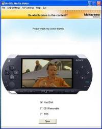 Mobile Media Maker (PSP) 1.5.2 screenshot. Click to enlarge!