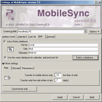 MobileSync 2.1.2 screenshot. Click to enlarge!