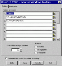 Monidir 2000 1.0 screenshot. Click to enlarge!