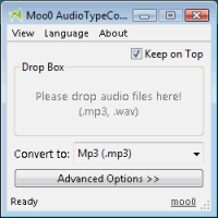 Moo0 Audio Converter 1.26 screenshot. Click to enlarge!