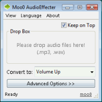 Moo0 Audio Effect 1.27 screenshot. Click to enlarge!