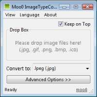 Moo0 Image Converter 1.35 screenshot. Click to enlarge!