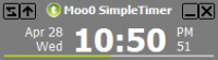Moo0 Simple Timer 1.13 screenshot. Click to enlarge!