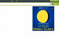 Moon Clock for Chrome 2.5 screenshot. Click to enlarge!