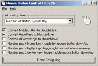 Mouse Button Control 14.04.01 screenshot. Click to enlarge!