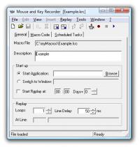 Mouse and Key Recorder 7.7 screenshot. Click to enlarge!