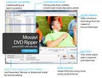 Movavi DVD Ripper 7.1.1 screenshot. Click to enlarge!