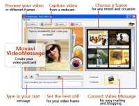Movavi VideoMessage 3.0.1 screenshot. Click to enlarge!
