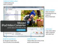 Movavi iPod Video Converter 6.0.1 screenshot. Click to enlarge!
