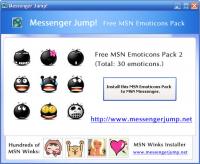 MsgJump! Free MSN Emoticons Pack 2 1.0 screenshot. Click to enlarge!