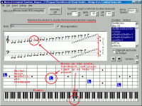 Musical Instrument Simulator/Note Mapper 6.40 screenshot. Click to enlarge!