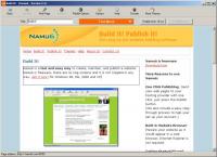 Namu6 Website Editor 2.4 screenshot. Click to enlarge!