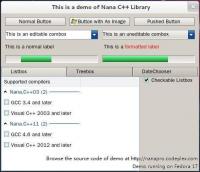 Nana C++ Library 0.5.1 Alpha screenshot. Click to enlarge!