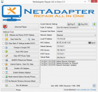 NetAdapter Repair All In One 1.2 screenshot. Click to enlarge!
