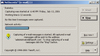 NetSecrets [e-mail] 2.4 screenshot. Click to enlarge!
