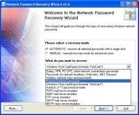 Network Password Recovery Wizard 5.8.3.678 screenshot. Click to enlarge!