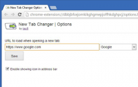 New Tab Changer 1.0 screenshot. Click to enlarge!