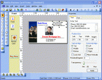 Newlite Business Card Printer 2.0 screenshot. Click to enlarge!