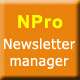 Newsletter Manager Pro 7.60 screenshot. Click to enlarge!