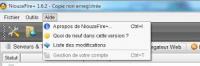 NiouzeFire+ Portable 1.7.4 screenshot. Click to enlarge!