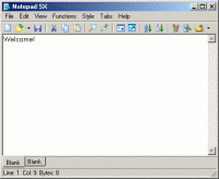 NotePad SX 1.2 screenshot. Click to enlarge!