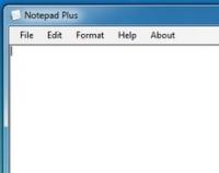 Notepad Plus 1.0.0.5 screenshot. Click to enlarge!