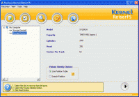 Nucleus ReiserFS Linux Partition Recovery 4.03 screenshot. Click to enlarge!