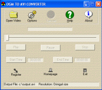 OGM to AVI Converter 3.0.2.8 screenshot. Click to enlarge!