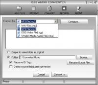 OSS Audio Converter 6.0.0.4 screenshot. Click to enlarge!