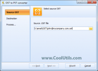 OST to PST Converter 2.1.0.34 screenshot. Click to enlarge!