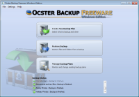Ocster Backup Freeware 1.99 screenshot. Click to enlarge!