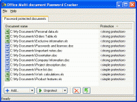 Office Multi-document Password Cracker 3.0 screenshot. Click to enlarge!