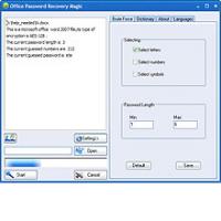Office Password Recovery Magic 6.1.1.286 screenshot. Click to enlarge!