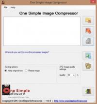 One Simple Image Compressor 1.0.0.0 screenshot. Click to enlarge!