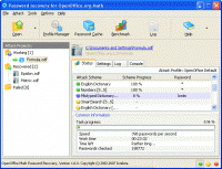 OpenOffice Math Password Recovery 1.0.0 screenshot. Click to enlarge!