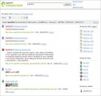 Openfind Enterprise Search 3.0 screenshot. Click to enlarge!