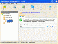 Outlook Password Recovery Wizard 2.0.3 screenshot. Click to enlarge!