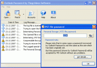 Outlook Password Recovery 4.0 screenshot. Click to enlarge!