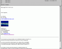 OutlookDisclaimer 4.0 screenshot. Click to enlarge!